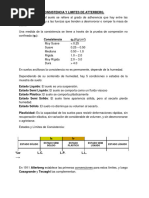 Clase 10 - CONSISTENCIA Y LIMITES DE ATTERBERG