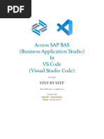 Connect VS Code With SAP BAS in 4 Easy Steps 1682889180