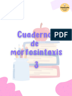 Cuaderno de Morfosintaxis 3