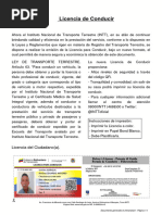 Nuevo Formato de Licencias