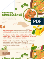 Nutrition During Adolescence