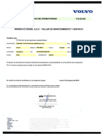 Certificado de Operatividad TAQ-857