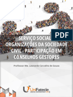 Serviço Social e Organizações Da Sociedade Civil - Participação em Conselhos Gestores