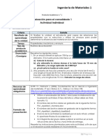 Rubrica de Evaluacion 1