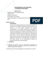 Programa de Psicopatologia 5to Semestre