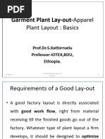 Garment Plant Lay-Out