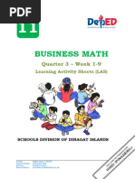 Business Math Week 1-9