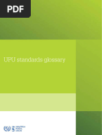 UPU Standards Glossary