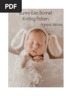 Nyuszis Babasapka - Bunny-Ears-Bonnet-Knitting-Pattern