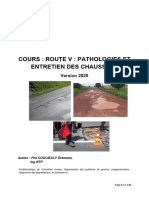 Cours Pathologies Entretier Chausses