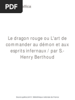 Le Dragon Rouge Ou L'Art (... ) Berthoud Samuel-Henry 1861