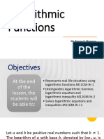 Logarithmic Functions