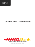 JMMB Terms & Conditions