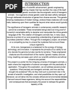 Biology Project TRANSGENIC ANIMALS Class 12