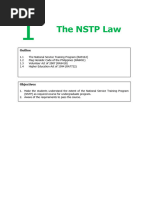 Chapter 1 The NSTP Law