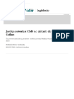 Justiça Autoriza ICMS No Cálculo de Créditos de Cofins - Legislação - Valor Econômico