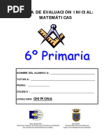 Prueba de Matemca1ticas 6