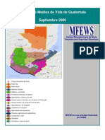 Perfiles de Medios de Vida de Guatemala. Sistema Mesoamericano de Alerta Temprana para Seguridad Alimentaria