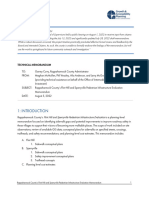 Rappahannock County's Flint Hill and Sperryville Pedestrian Infrastructure Evaluation Memorandum