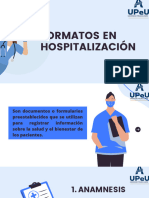 Formatos en Hospitalización