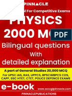 PINNACLE Physics 2000mcq (Hindi English)