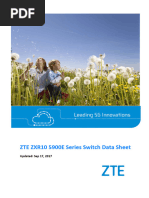 ZTE ZXR10 5900E Series Switch Data Sheet