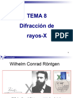 Tema 8 Difracción de Rayos X