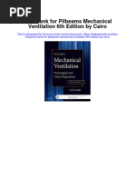 Test Bank For Pilbeams Mechanical Ventilation 6th Edition by Cairo