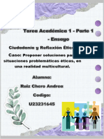 Ensayo de Ciudadania y Reflexion Etica - Andrea Ruiz Chero