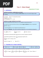 Tema 9. Cálculo Integral