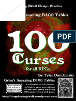 100 Curses For All RPGs