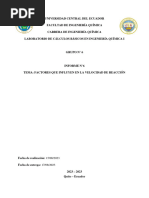 Práctica 6 - Factores Que Afectan A La Velocidad de Reacción