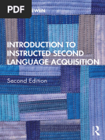 Shawn Loewen - Introduction To Instructed Second Language Acquisition (2020, Routledge) - Libgen - Li