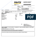 Rental Invoice