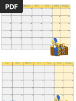 Calendario Simpson