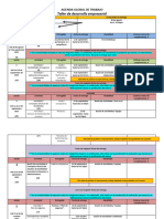 Agenda Taller de Desarrollo Empresarial 