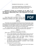 Revised Implementing Rules and Regulations of Republic Act No. 9856, Otherwise Known As The Real Estate Investment Trust (REIT) Act of 2009