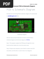 How To Convert PCB To Schematic Diagram