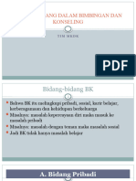 Pertemuan 5 - Bidang-Bidang BK