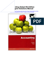 Accounting Global 9th Edition Horngren Solutions Manual