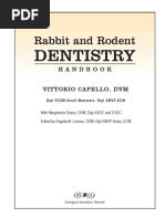 Rabbit and Rodent Dentistry Handbook Capello