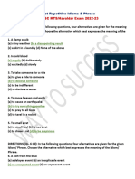 Idioms & Phrase For SSC MTS 2022-23