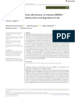 Conservation Biology - 2022 - Guizar Couti o - A Global Evaluation of The Effectiveness of Voluntary REDD Projects at