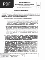 Acuerdo de Confidencialidad Diego Riera