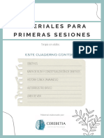 Materiales para Primeras Sesiones