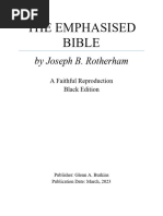 The Emphasised Bible - Black Edition