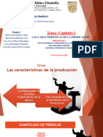 Capitulo 3 Las Caracteristicas de La Predicación