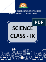 Class Ix Science Compiled Work Book 2023