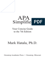 Apa Manual 7 Brief