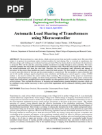 Automatic Load Sharing of Transformers Using Microcontroller